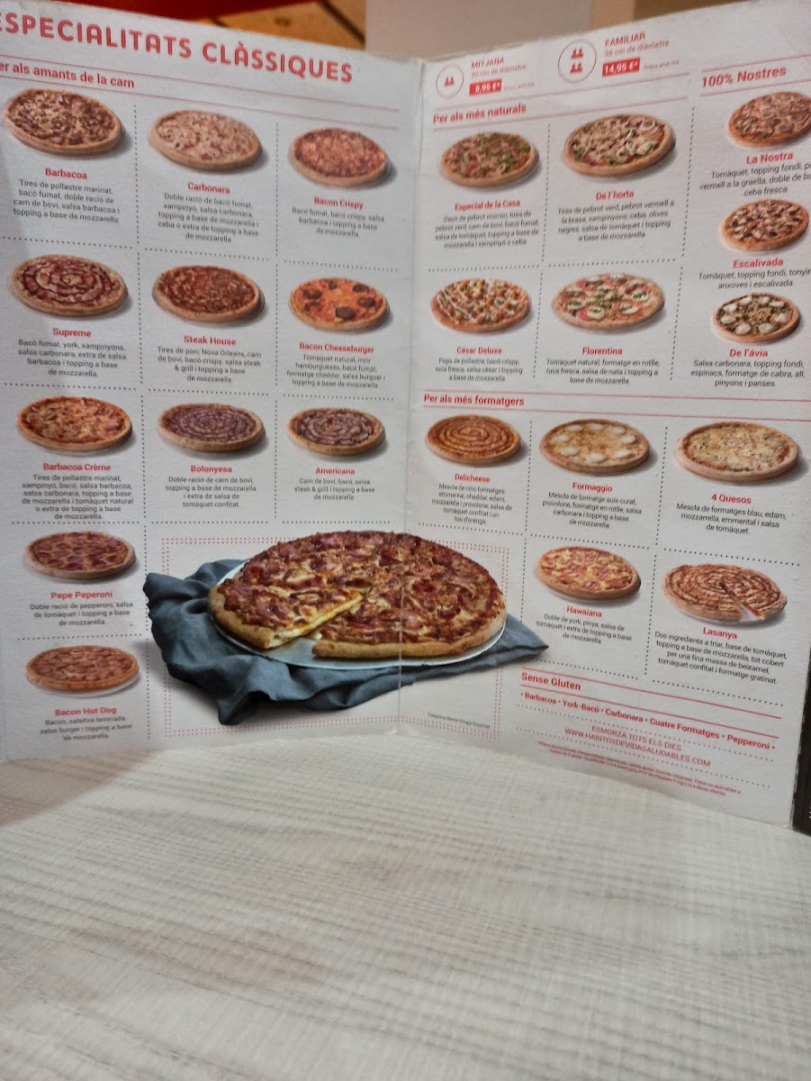 Menu Telepizza El Prat - Comida A Domicilio-1