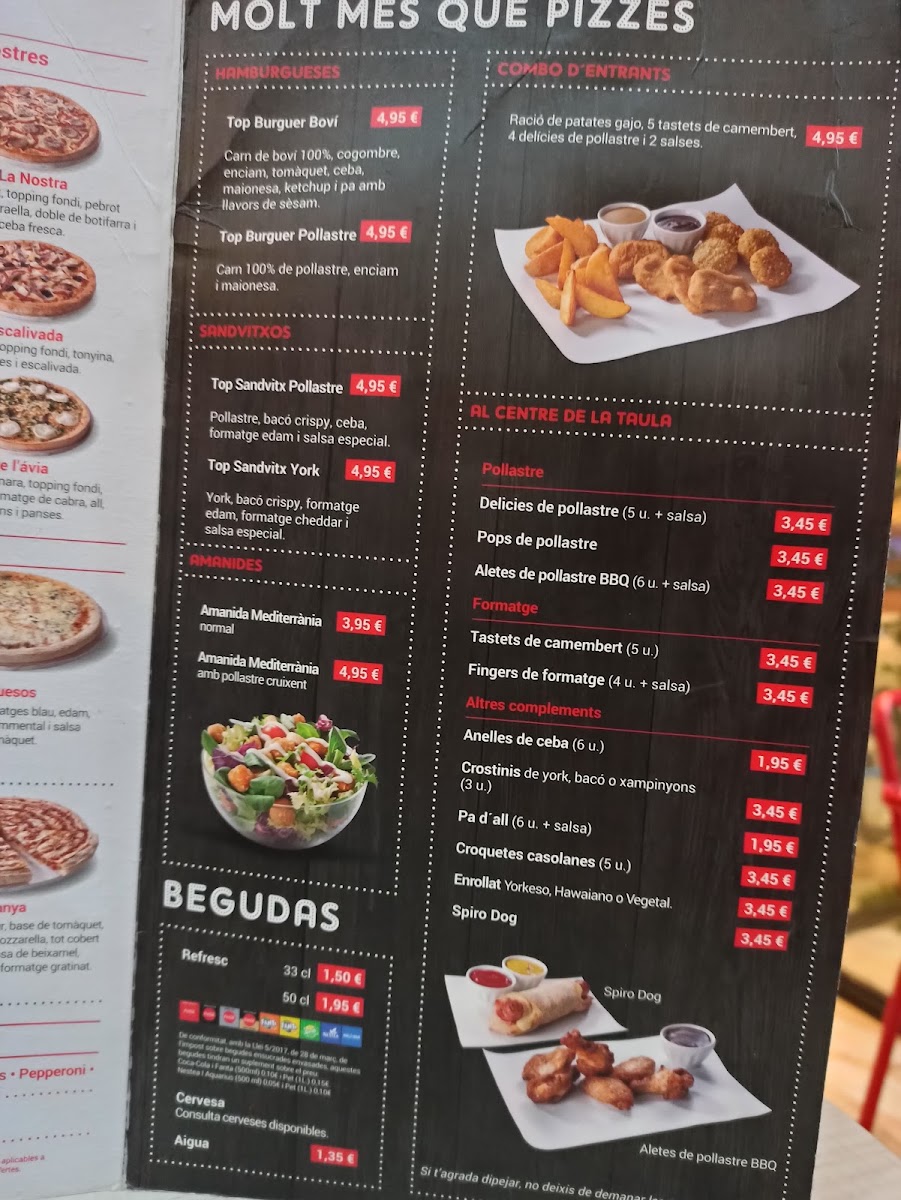 Menu Telepizza El Prat - Comida A Domicilio-2